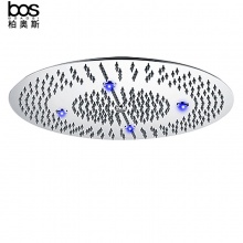 不銹鋼圓形頂噴花灑LED